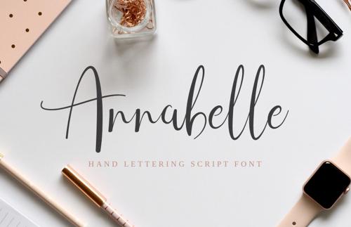Annabelle - Hand Lettering Script Font