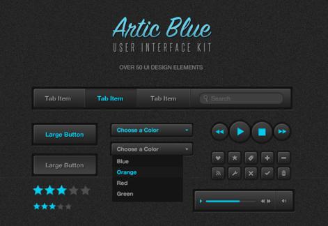 Arctic Blue UI Kit
