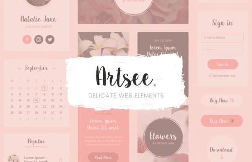 Artsee - Delicate Web Elements
