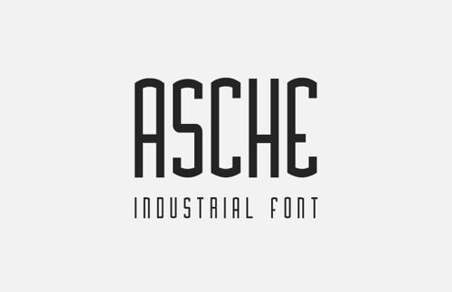 Asche Desktop & Web Font