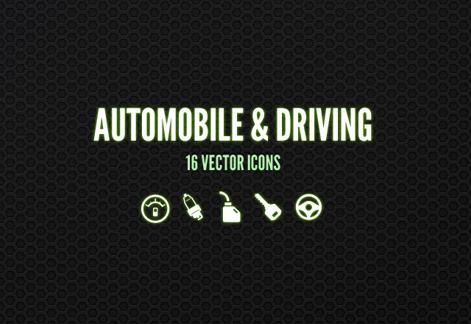 Automobile & Driving Icons