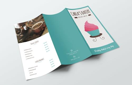 Bakery Tri-Fold Brochure Template