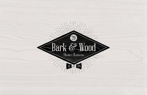 Bark & Wood Vector Textures