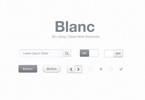 Blanc Web Elements