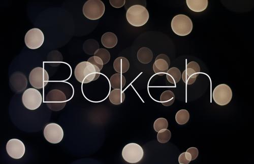 Bokeh Overlay Textures