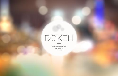 Bokeh Photoshop Effect