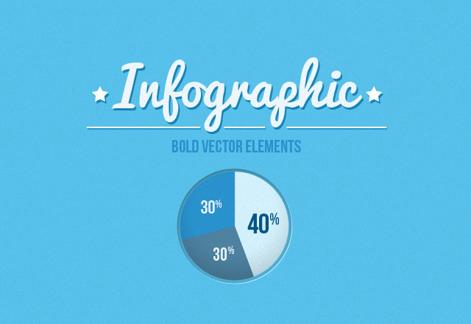 Bold Infographic Vector Elements