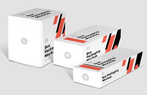 Free Small Box Packaging Mockup