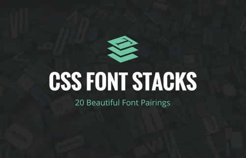Free CSS Font Stacks