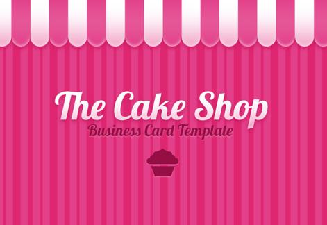 Cake Shop Business Card Template
