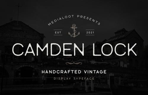 Camden Lock - Vintage Display Font
