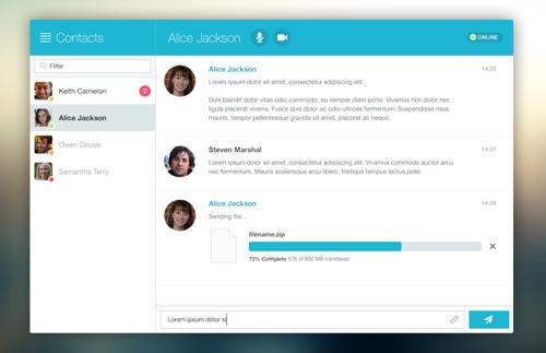 Chat Window App UI