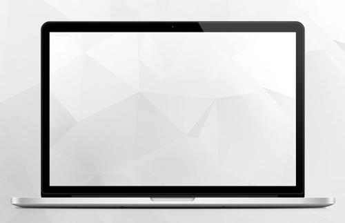 Clean White Polygon Backgrounds