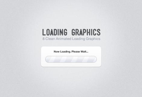 Clean Animated Loading Graphics