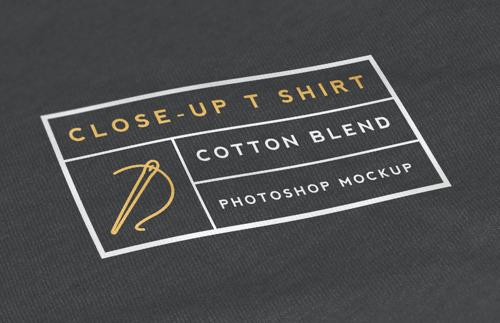 Close-Up T Shirt Mockup