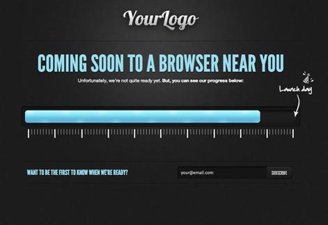 HTML5 Coming Soon Template