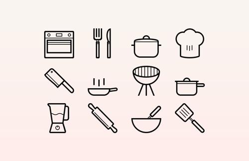 Cooking Vector Icons