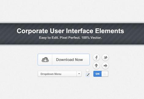 Fully-Coded Corporate UI Elements