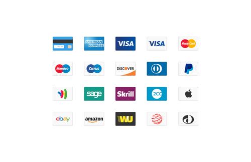 Credit Card Web Icons