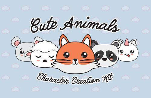 Cute Animals Character Creation Kit