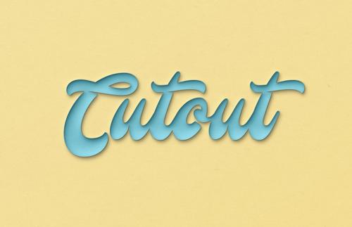 Cutout Effect for Photoshop