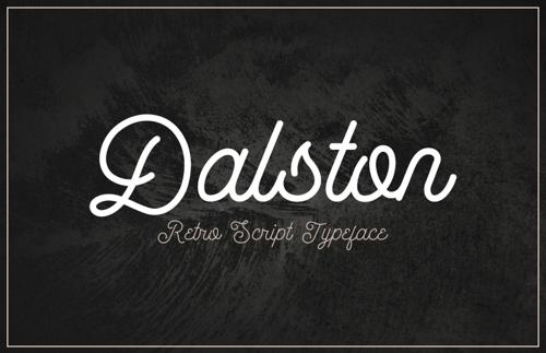 Dalston - Retro Script Font (Updated)