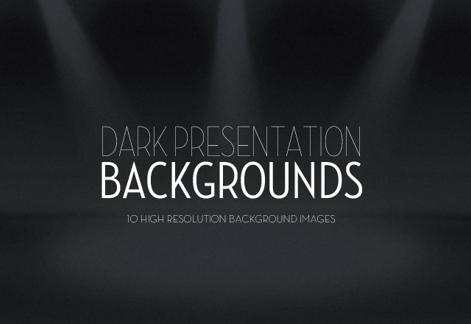 Dark Presentation Backgrounds