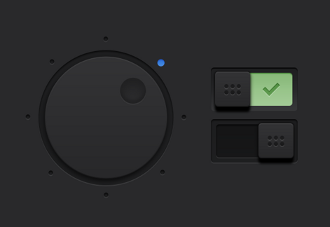 Dark Retina UI Kit