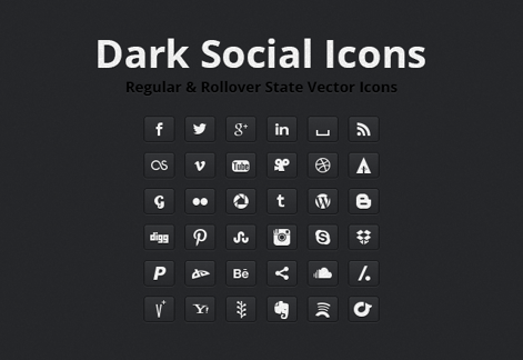 Dark Social Icons