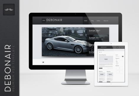 Debonair Premium PSD Template