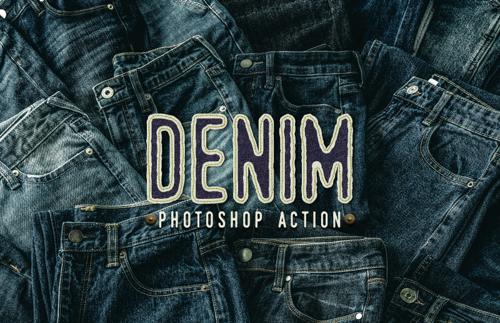 Denim Photoshop Action