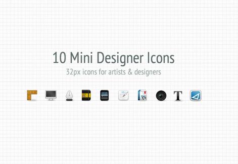 10 Mini Designer Icons