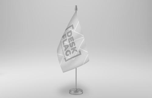 Desk Flag Mockup
