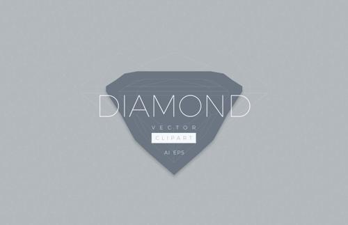 Diamond Vector Clipart