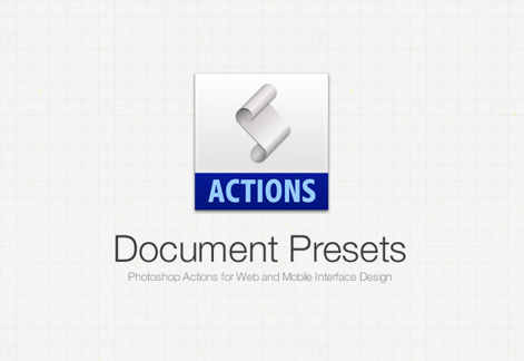 Document Presets - Ps Actions