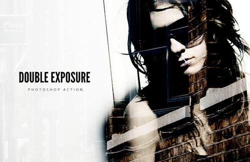 Double Exposure Photoshop Action