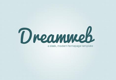 Dreamweb: Homepage Template