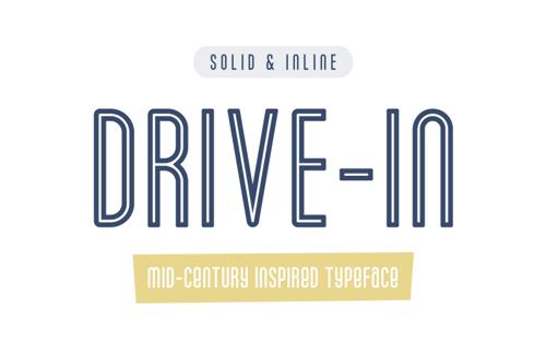 Drive-in Mid-Century Font