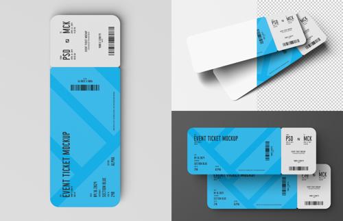 Event Ticket Mockup