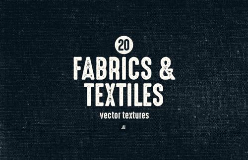 Fabrics and Textiles Vector Textures