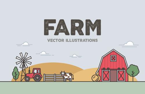 Farm Vector Illustrations