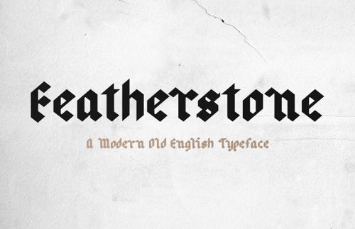 Featherstone - Old English Font