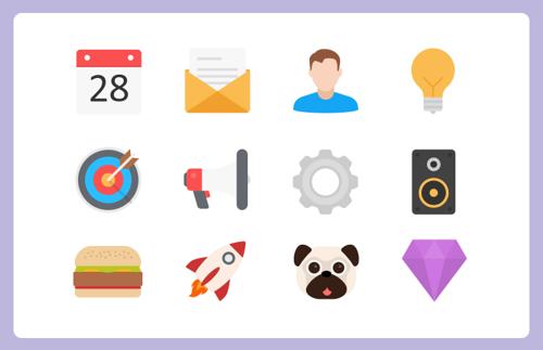 Filo - Flat Vector Icons Pack