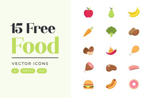 Free Vector Food Icons