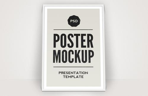 Framed Poster Mockup Template