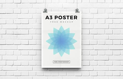 Free A3 Poster Mockup