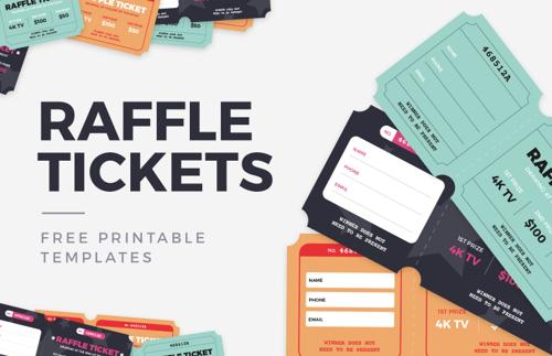 Free Raffle Ticket Templates