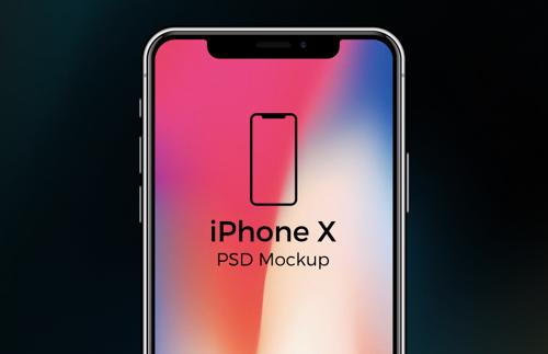 Free iPhone X + iPhone 8 PSD Mockups