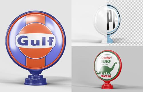 Gas Globe Mockup