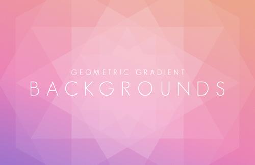 Geometric Gradient Backgrounds